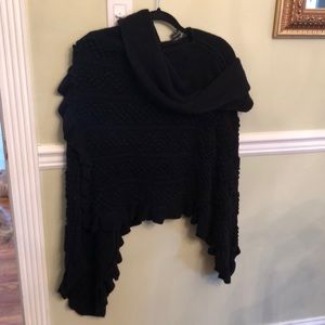 Hooded style poncho